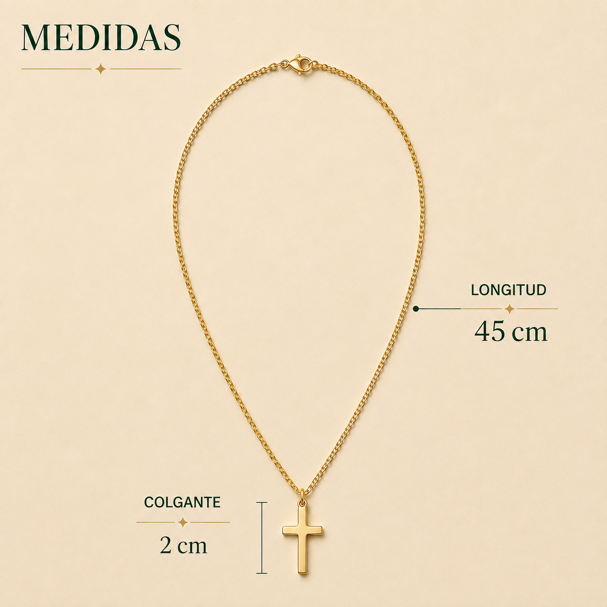 Collar Cruz de Fe – Un Símbolo para Llevar Siempre Contigo