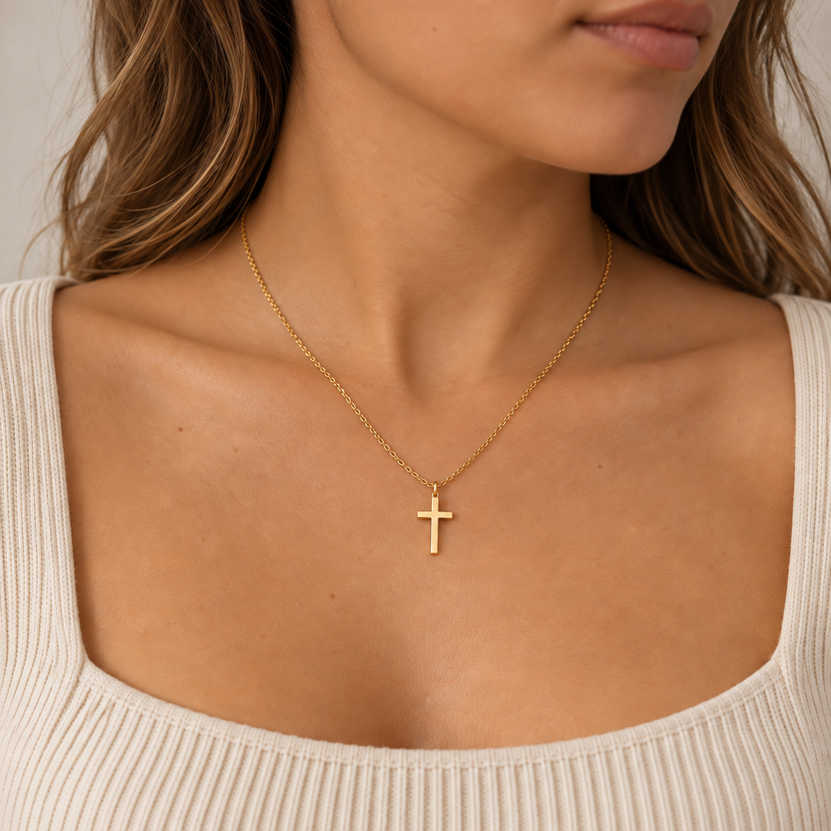 Collar Cruz de Fe Luveral™