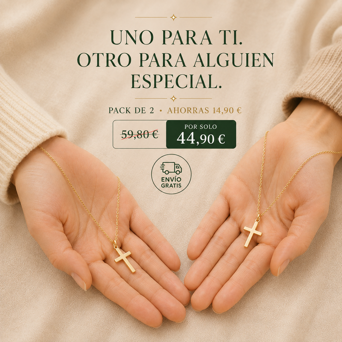 Collar Cruz de Fe – Un Símbolo para Llevar Siempre Contigo